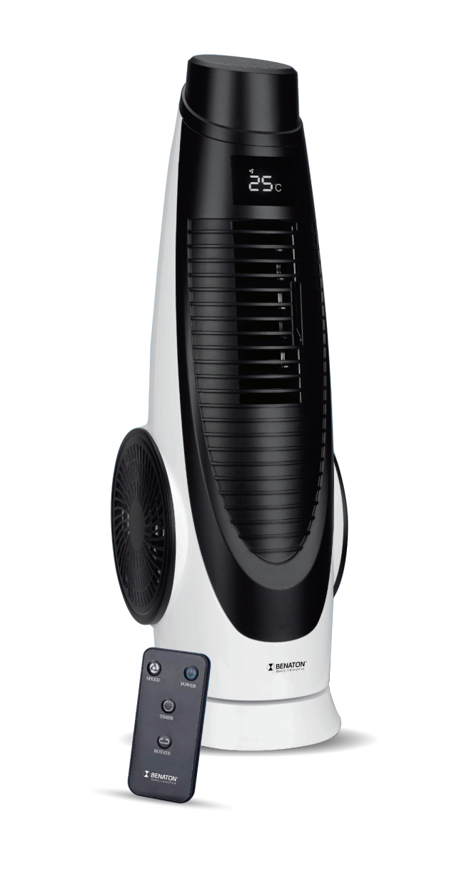 8880-1 מאוורר מגדל עוצמתי עם שלט רחוק