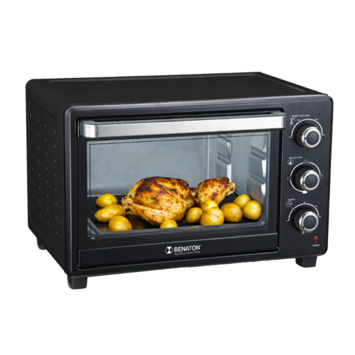 טוסטר אובן 30 ליטר מתקדם לכל משימה במטבח, משדרג כל תהליך אפייה, צלייה או חימום:✔ טוסטר אובן 28 ליטר נטו – מושלם לאפייה, חימום ובישול מגוון רחב של מאכלים. עיצוב קומפקטי ויעיל המתאים לכל מטבח.✔ עוצמת חימום מרשימה: 4 גופי חימום מנירוסטה בעוצמה של 1500W לחימום מהיר ואחיד.✔ טכנולוגיה חכמה: טמפרטורה מתכווננת עד 250°C עם טיימר מובנה עד 60 דקות ופעמון לסיום.✔ עיצוב ונוחות שימוש: חלון שקוף ותאורה פנימית מאפשרים מעקב מושלם אחר הבישול.✔ שלמות בכל פרט: כולל מגש אפייה, רשת ומגש פירורים לניקוי קל ולנוחות מירבית.