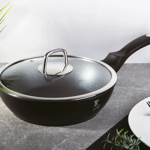 מחבת איכותית עמוקה Black silver