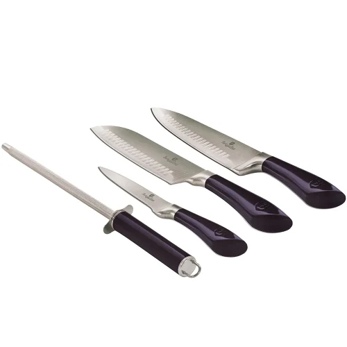 סט 4 סכינים איכותיים  Purple BH-2496