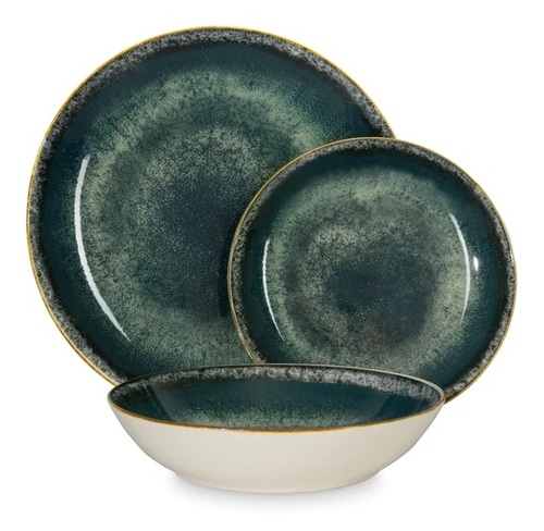 סט כלי אוכל 18 חלקים פורצלן