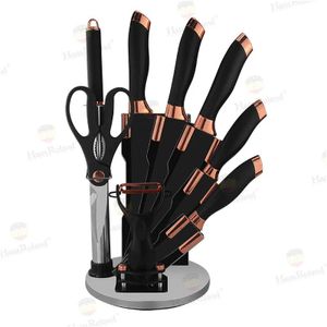 סט סכינים עם בסיס מסתובב